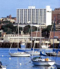 Holiday Inn By the Bay from Portland Harbor.